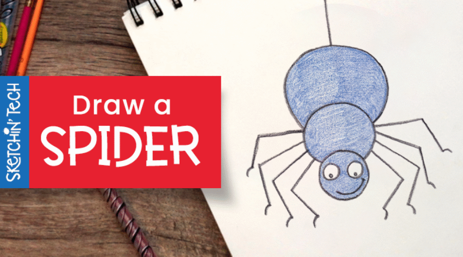 DRAW A CUTE SPIDER WITH THE SKETCHIN’ TECH